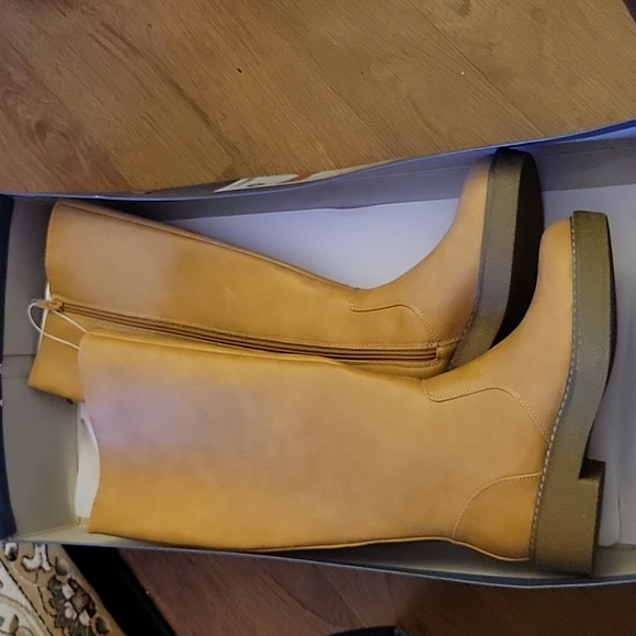 Universal Thread Shoes Universal Thread Tricia Tall Dress Boots Tan